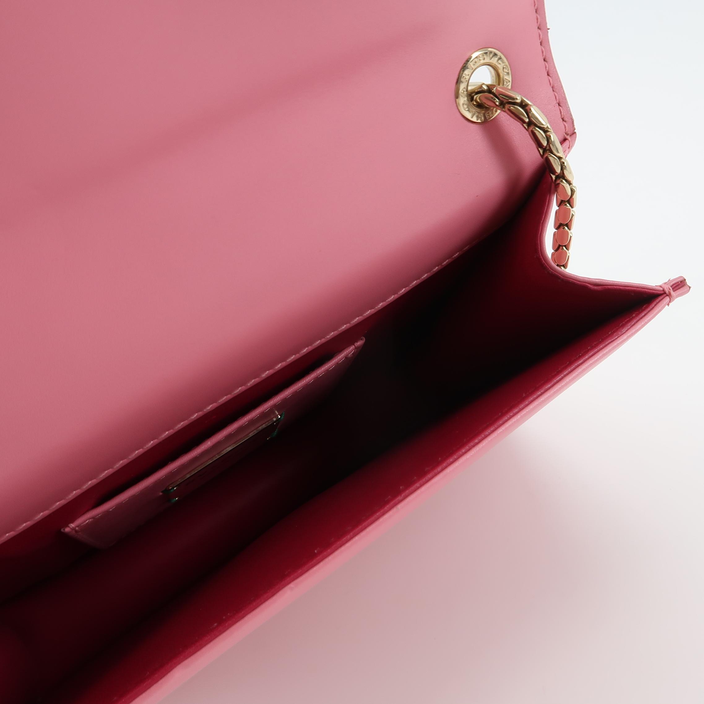 Bvlgari Serpenti Forever Square Shoulder Bag Leather and Stingray Small — photo 7 of 23