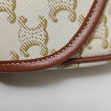 Celine Besace Flap Bag Triomphe Coated Canvas Mini — thumbnail 12