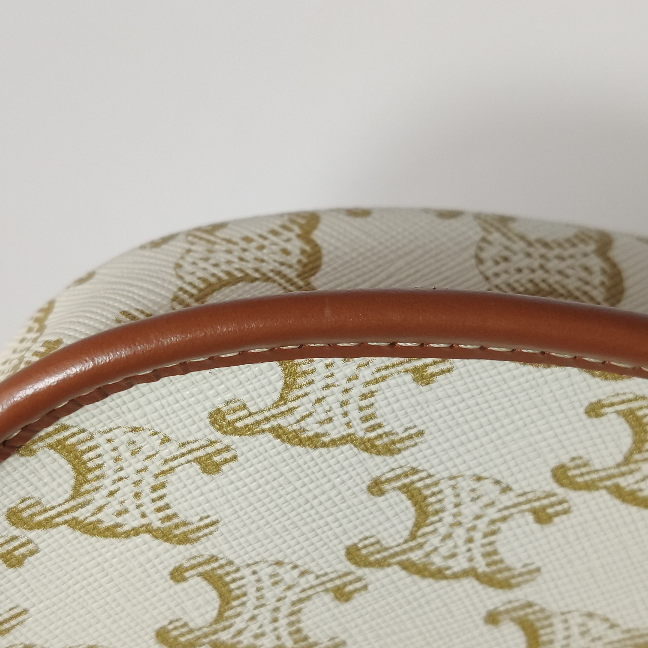 Celine Besace Flap Bag Triomphe Coated Canvas Mini — photo 11 of 14