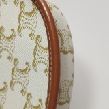 Celine Besace Flap Bag Triomphe Coated Canvas Mini — thumbnail 11