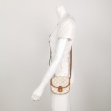 Celine Besace Flap Bag Triomphe Coated Canvas Mini — thumbnail 2