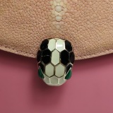 Bvlgari Serpenti Forever Square Shoulder Bag Leather and Stingray Small — thumbnail 17