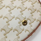 Celine Besace Flap Bag Triomphe Coated Canvas Mini — thumbnail 12