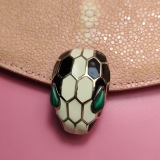 Bvlgari Serpenti Forever Square Shoulder Bag Leather and Stingray Small — thumbnail 16