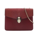 Bvlgari Serpenti Forever Square Shoulder Bag Leather and Stingray Small — thumbnail 1