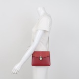 Bvlgari Serpenti Forever Square Shoulder Bag Leather and Stingray Small — thumbnail 2