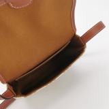Celine Besace Flap Bag Triomphe Coated Canvas Mini — thumbnail 7