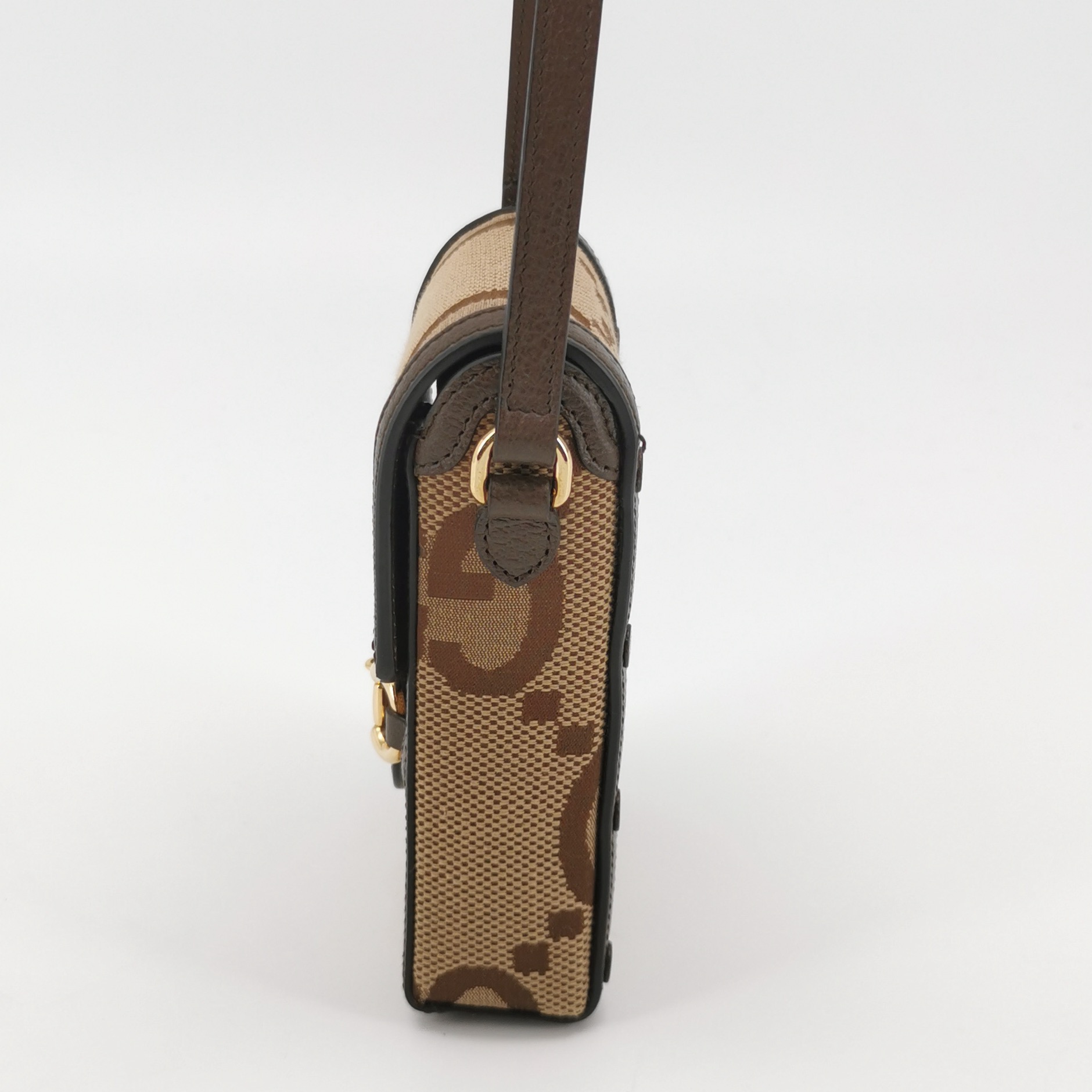 Gucci Horsebit 1955 Crossbody Bag Jumbo GG Canvas Mini — photo 3 of 20