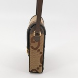 Gucci Horsebit 1955 Crossbody Bag Jumbo GG Canvas Mini — thumbnail 3