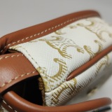 Celine Besace Flap Bag Triomphe Coated Canvas Mini — thumbnail 11