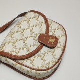 Celine Besace Flap Bag Triomphe Coated Canvas Mini — thumbnail 12
