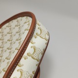 Celine Besace Flap Bag Triomphe Coated Canvas Mini — thumbnail 13