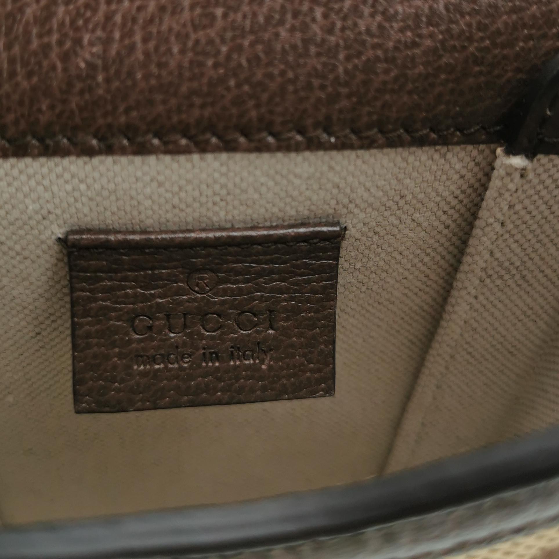 Gucci Horsebit 1955 Crossbody Bag Jumbo GG Canvas Mini — photo 8 of 20