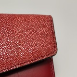 Bvlgari Serpenti Forever Square Shoulder Bag Leather and Stingray Small — thumbnail 16