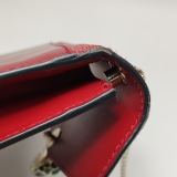 Bvlgari Serpenti Forever Square Shoulder Bag Leather and Stingray Small — thumbnail 24