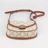 Celine Besace Flap Bag Triomphe Coated Canvas Mini — thumbnail 6