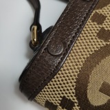 Gucci Horsebit 1955 Crossbody Bag Jumbo GG Canvas Mini — thumbnail 15