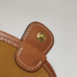 Celine Besace Flap Bag Triomphe Coated Canvas Mini — thumbnail 14