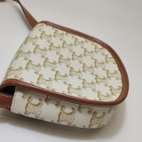Celine Besace Flap Bag Triomphe Coated Canvas Mini — thumbnail 12