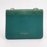 Bvlgari Serpenti Forever Square Shoulder Bag Leather and Stingray Small — thumbnail 5