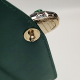 Bvlgari Serpenti Forever Square Shoulder Bag Leather and Stingray Small — thumbnail 15