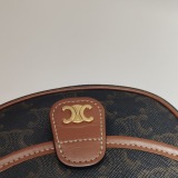 Celine Besace Flap Bag Triomphe Coated Canvas Mini — thumbnail 9