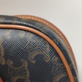 Celine Besace Flap Bag Triomphe Coated Canvas Mini — thumbnail 12