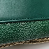 Bvlgari Serpenti Forever Square Shoulder Bag Leather and Stingray Small — thumbnail 20