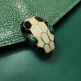 Bvlgari Serpenti Forever Square Shoulder Bag Leather and Stingray Small — thumbnail 17