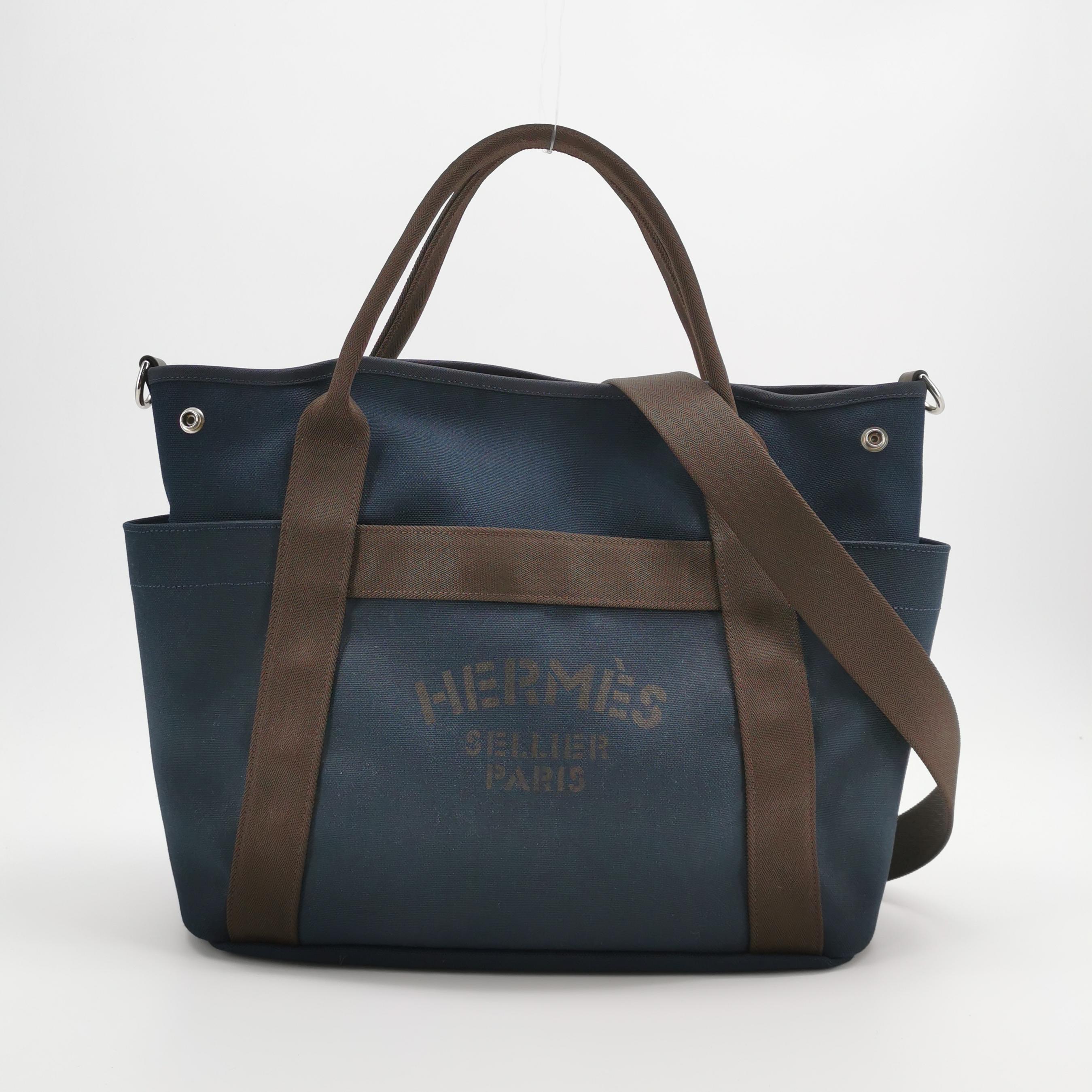 Hermes Sac De Pansage Groom Handbag Canvas — photo 5 of 22