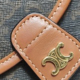 Celine Besace Flap Bag Triomphe Coated Canvas Mini — thumbnail 9