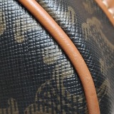 Celine Besace Flap Bag Triomphe Coated Canvas Mini — thumbnail 11