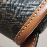 Celine Besace Flap Bag Triomphe Coated Canvas Mini — thumbnail 13