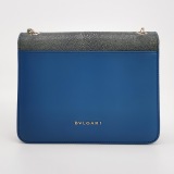 Bvlgari Serpenti Forever Square Shoulder Bag Leather and Stingray Small — thumbnail 5
