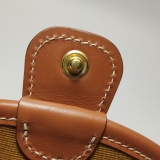 Celine Besace Flap Bag Triomphe Coated Canvas Mini — thumbnail 10