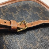 Celine Besace Flap Bag Triomphe Coated Canvas Mini — thumbnail 13