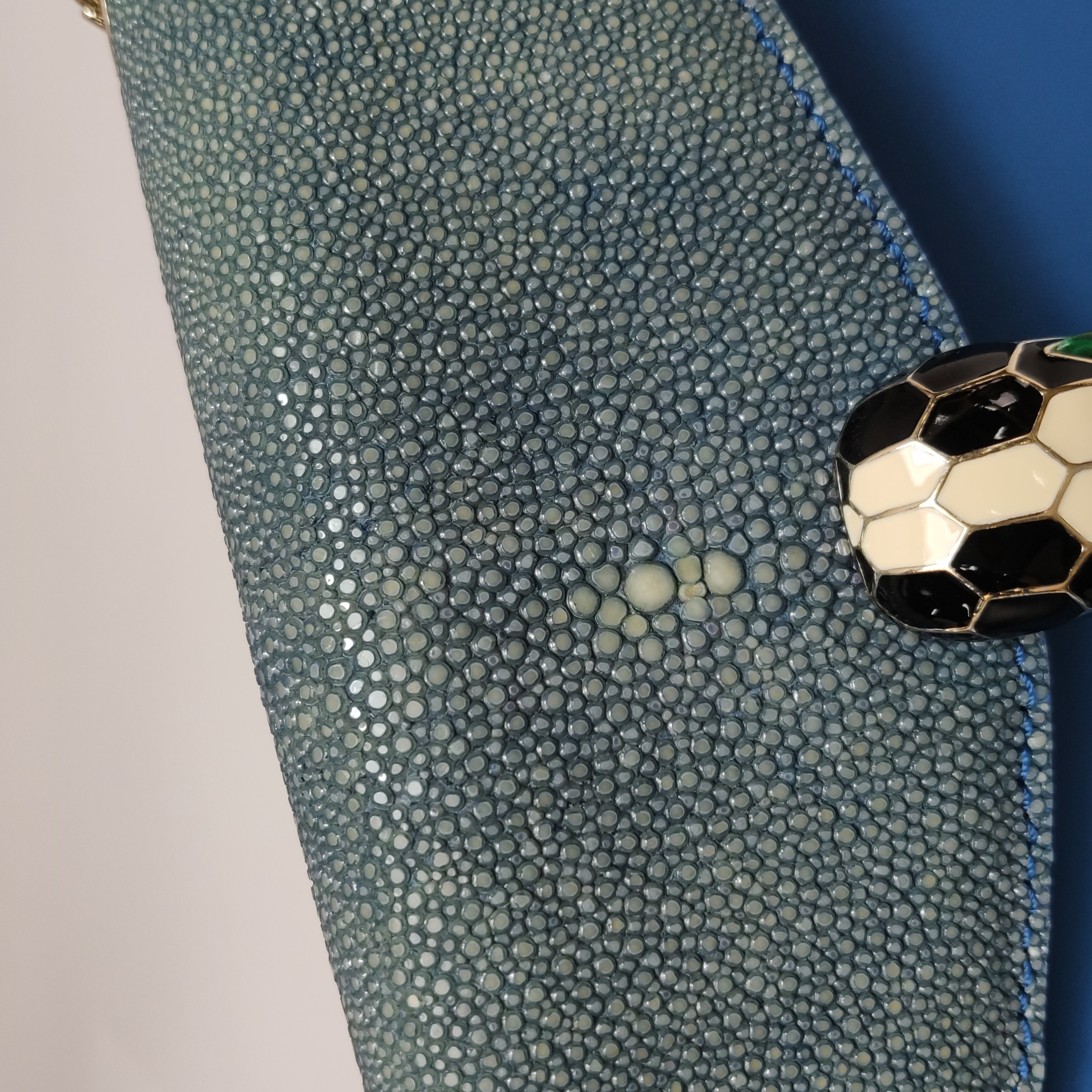 Bvlgari Serpenti Forever Square Shoulder Bag Leather and Stingray Small — photo 18 of 18