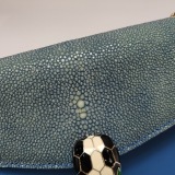 Bvlgari Serpenti Forever Square Shoulder Bag Leather and Stingray Small — thumbnail 18