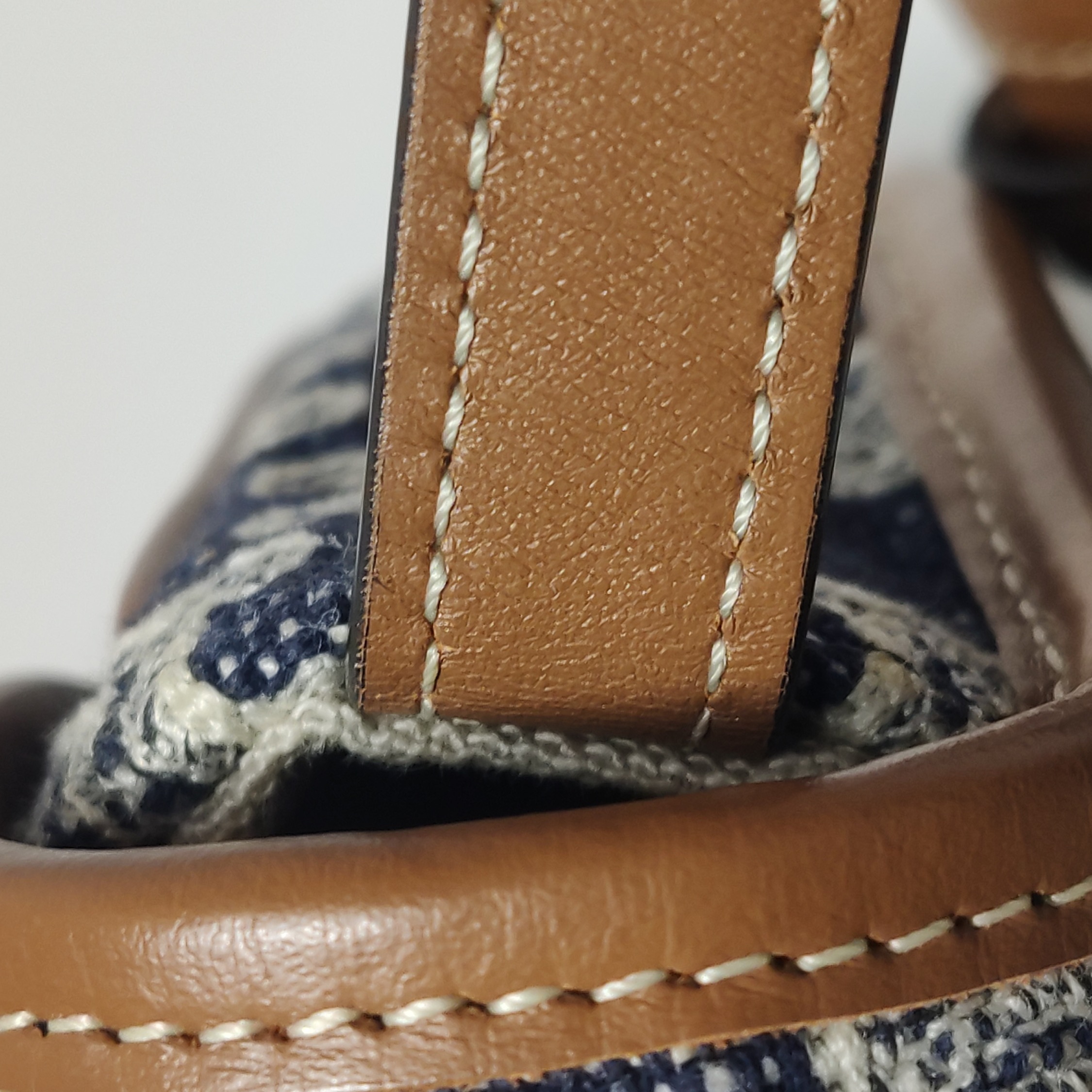 Celine Besace Flap Bag Triomphe Coated Canvas Mini — photo 10 of 14