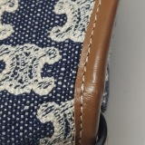 Celine Besace Flap Bag Triomphe Coated Canvas Mini — thumbnail 9