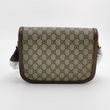 Gucci Horsebit 1955 Shoulder Bag GG Coated Canvas with Leather — thumbnail 6