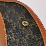 Celine Triomphe Besace Clea Top Handle Flap Bag Triomphe Coated Canvas Mini — thumbnail 15