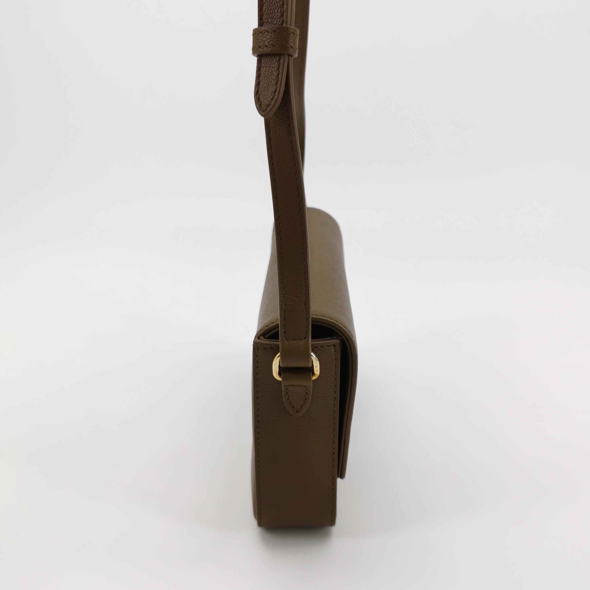 Burberry New Hampshire Shoulder Bag House Check Canvas and Leather Small — photo 5 of 11