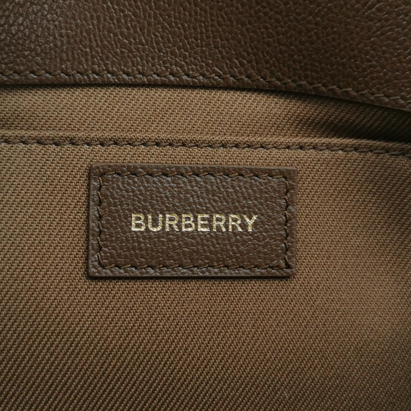 Burberry New Hampshire Shoulder Bag House Check Canvas and Leather Small — photo 8 of 13