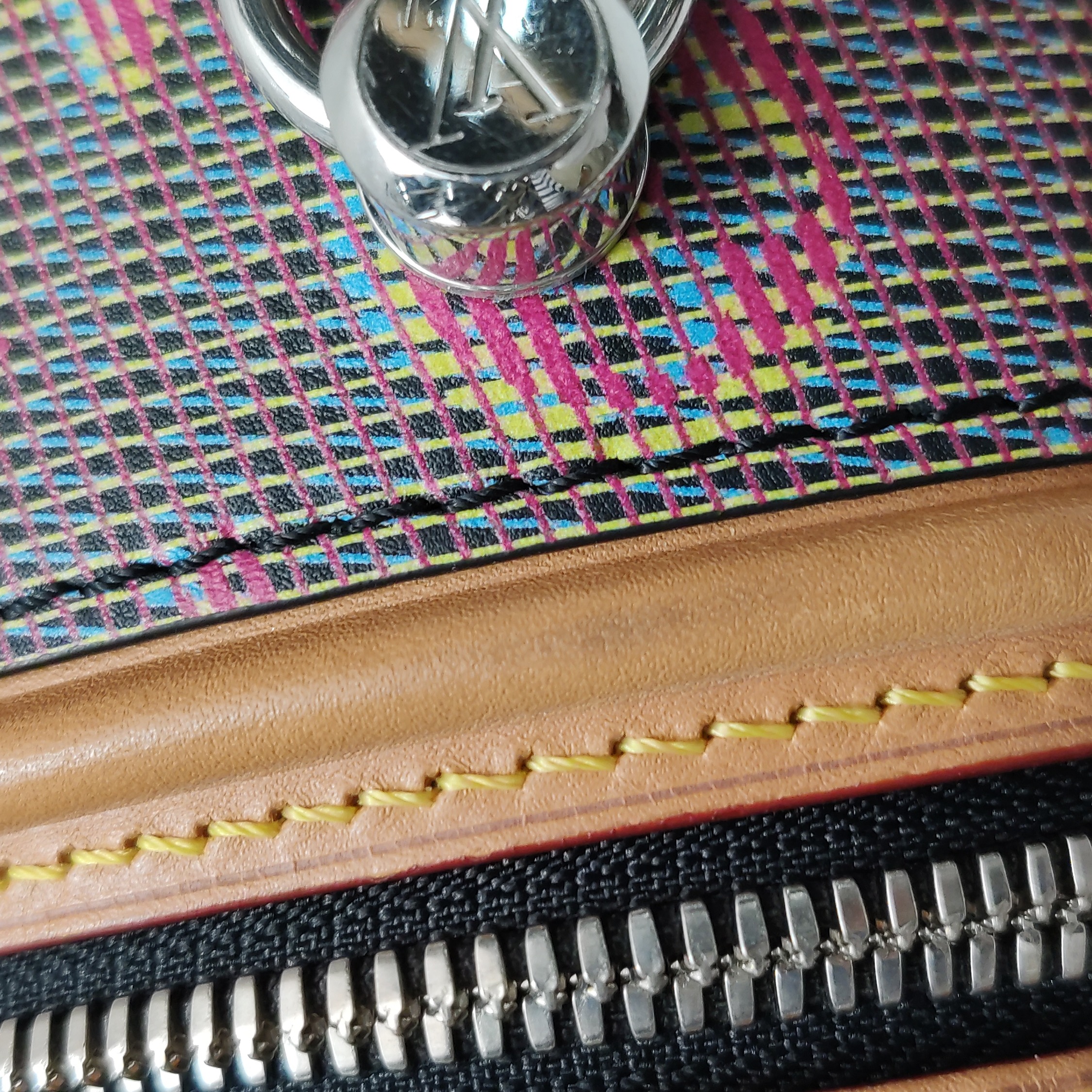 Louis Vuitton(LV) Cannes Handbag Damier Monogram LV Pop Canvas — photo 17 of 22