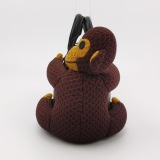 Louis Vuitton(LV) Keepall Bandouliere Bag Monogram Canvas with LV Friends Plush Monkey XS — thumbnail 4