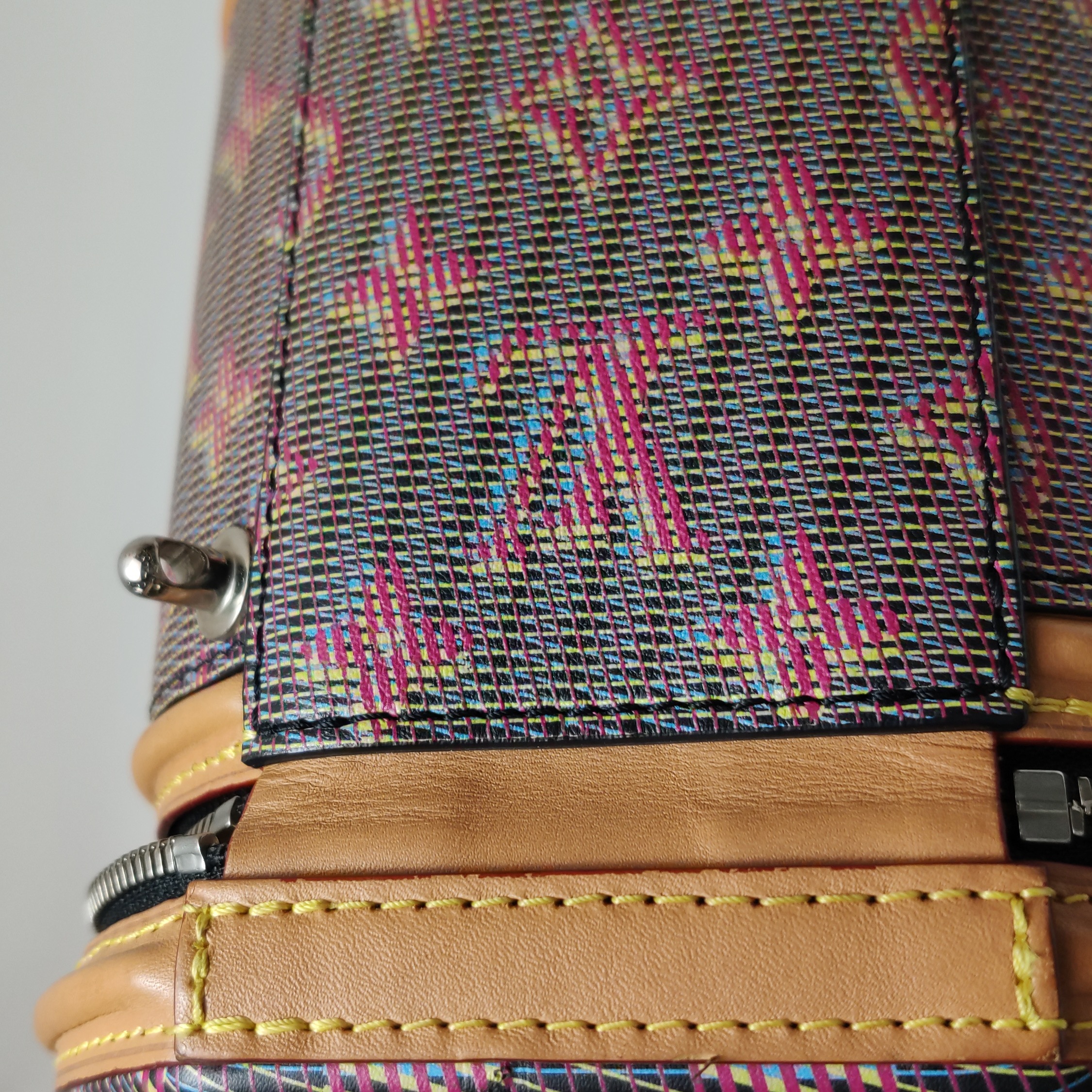 Louis Vuitton(LV) Cannes Handbag Damier Monogram LV Pop Canvas — photo 15 of 22