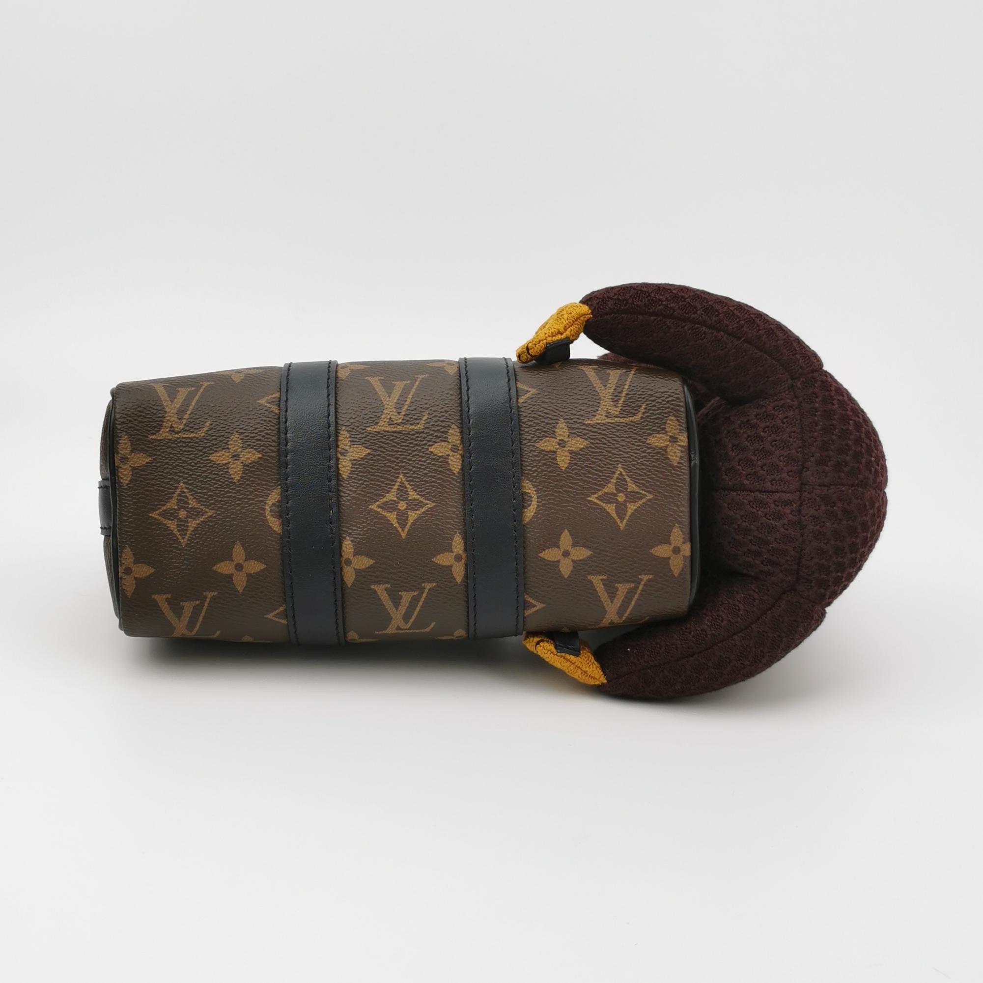 Louis Vuitton(LV) Keepall Bandouliere Bag Monogram Canvas with LV Friends Plush Monkey XS — photo 6 of 18