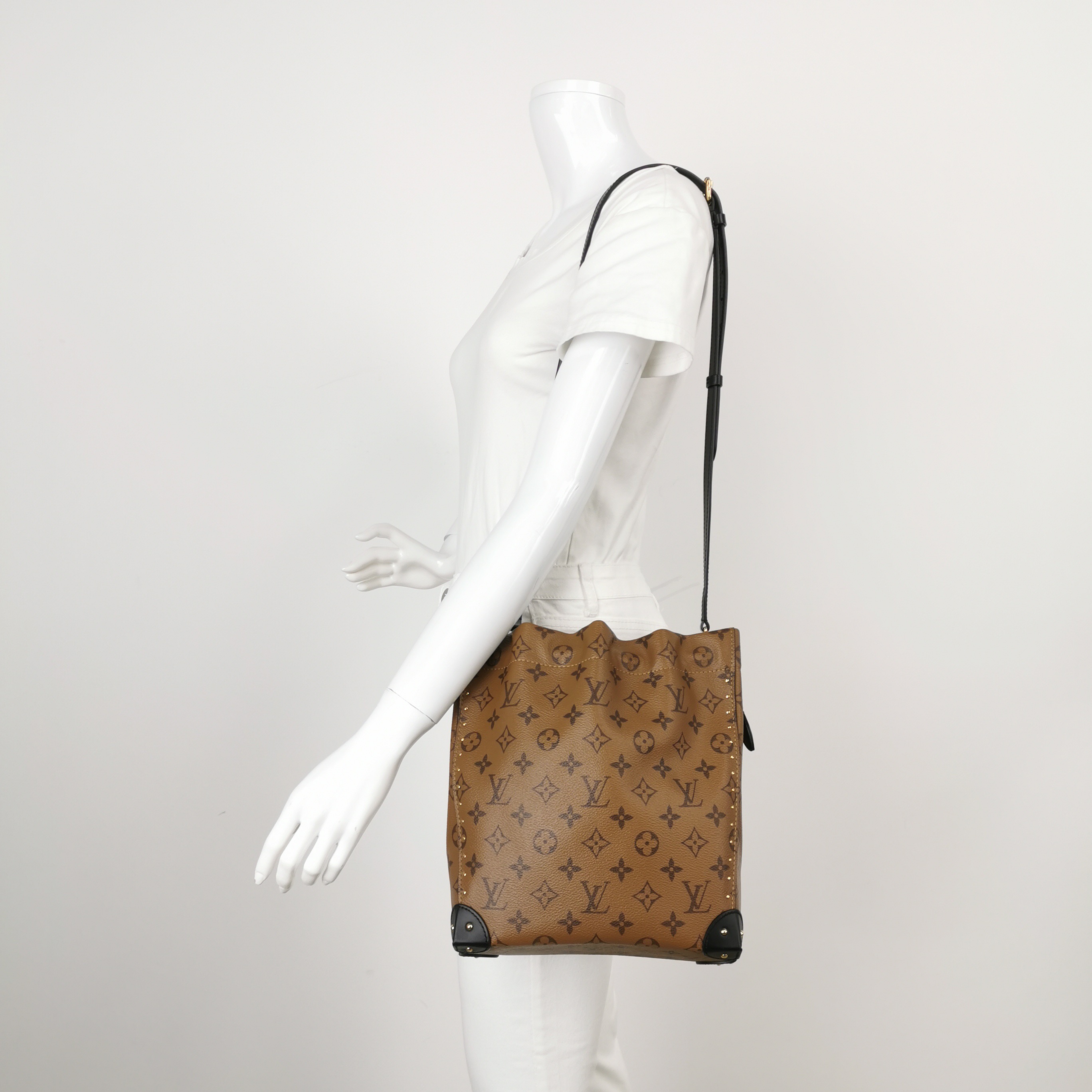 Louis Vuitton(LV) Noe Trunk Bag Reverse Monogram Canvas PM — alternate view