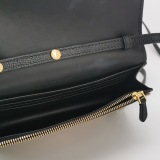 Burberry Hampshire Wallet on Chain Leather and House Check Canvas — thumbnail 7